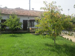 Garden in front of the newly built part